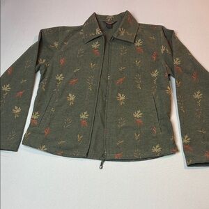 Woolrich Olive Green Foliage Jacket